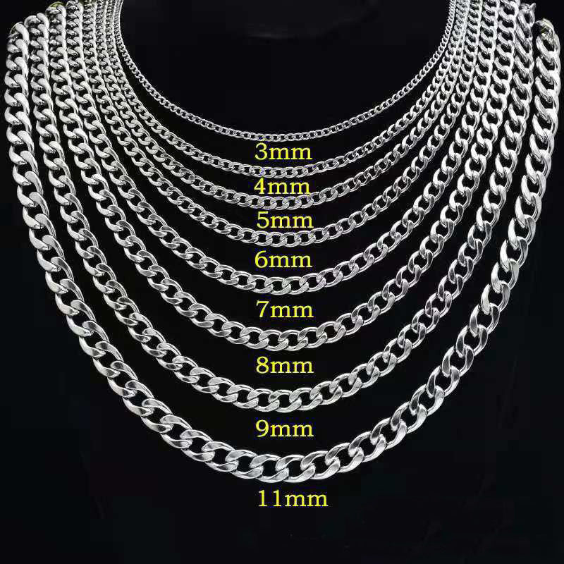 Wholesale Stainless Steel Cuban Necklace